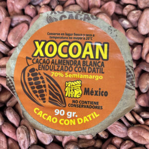 Tablilla de cacao endulzado con dátiles 90 g