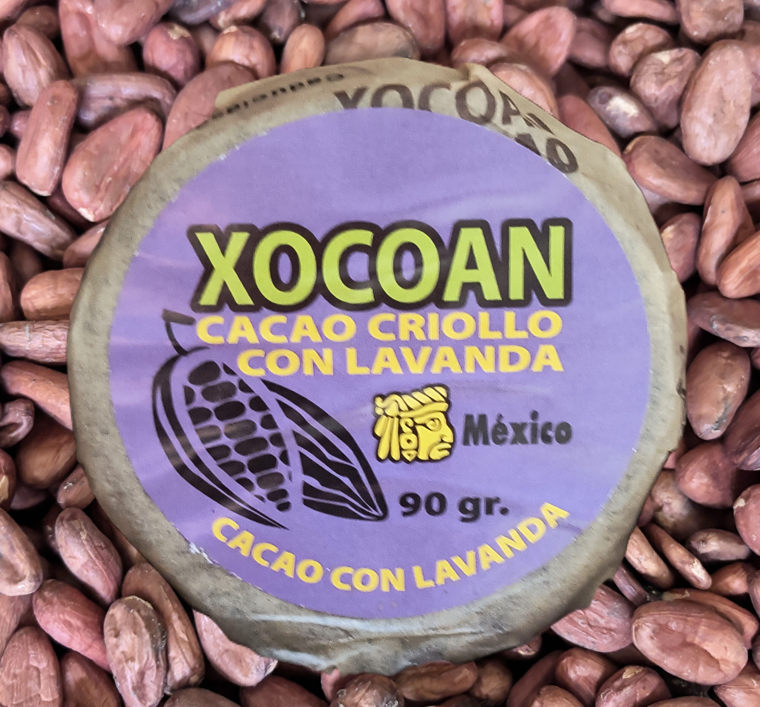 Tablilla de chocolate con lavanda 90 g