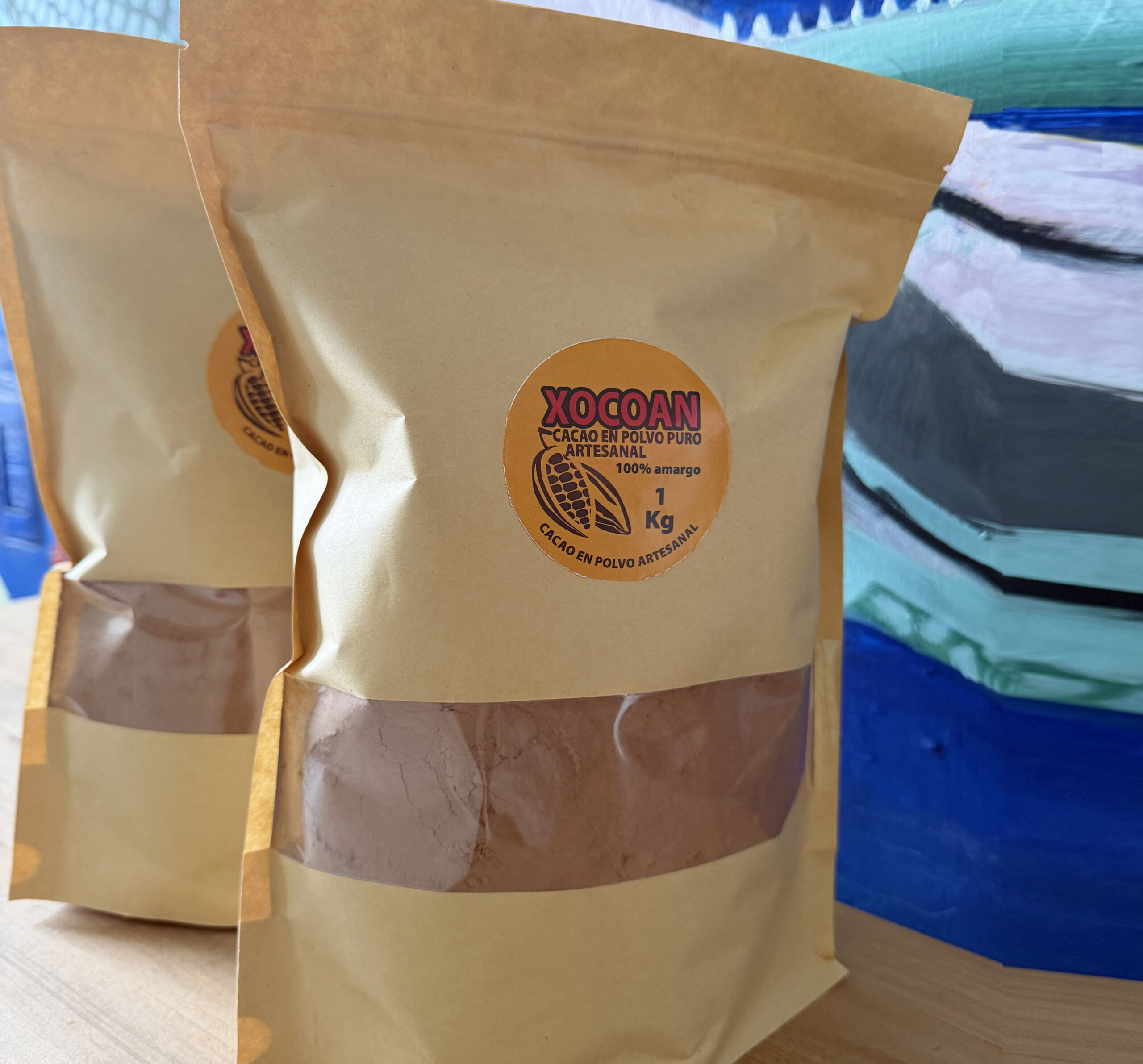 Cacao en polvo con grasa natural